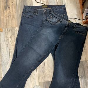 Two pairs of Urban Star mens jeans size 38x32classic straight
